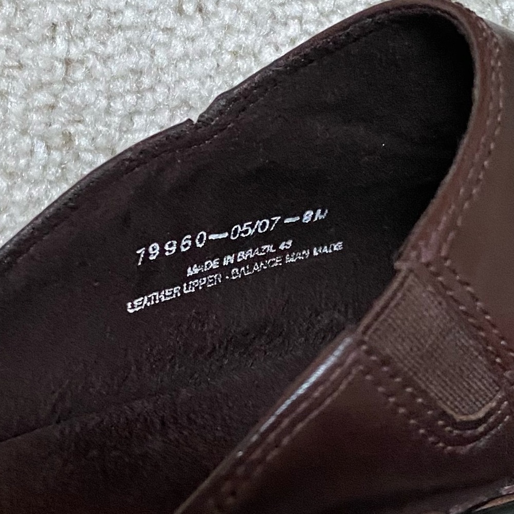 CLARKS WOMENS SLIP ON CLOGS/COMFORT MULES/LEATHER/BROWN /SIZE 8 - Picture 5 of 5